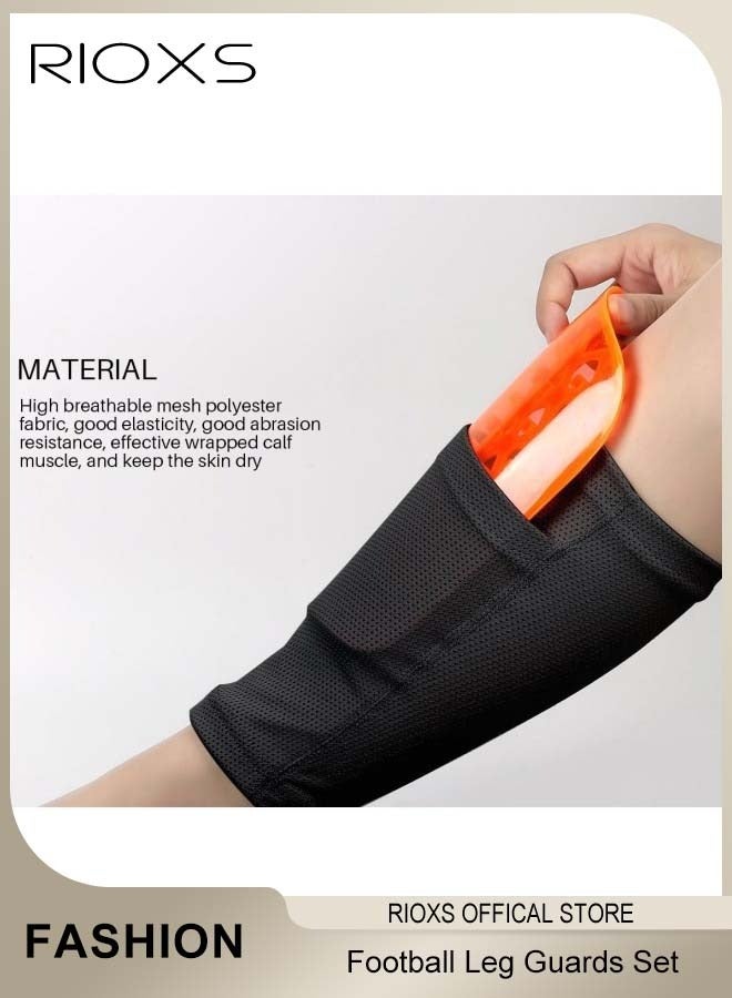 RIOXS Football Leg Guards Set Adult Kids Protective Equipment Professional Training Game Protective Gear for MMA Boxing Football - Image 5
