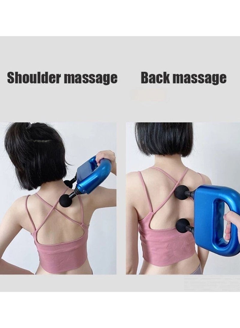 مسدس تدليك كهربائي للأنسجة العميقة للعضلات مزدوج الرأس - Image 1