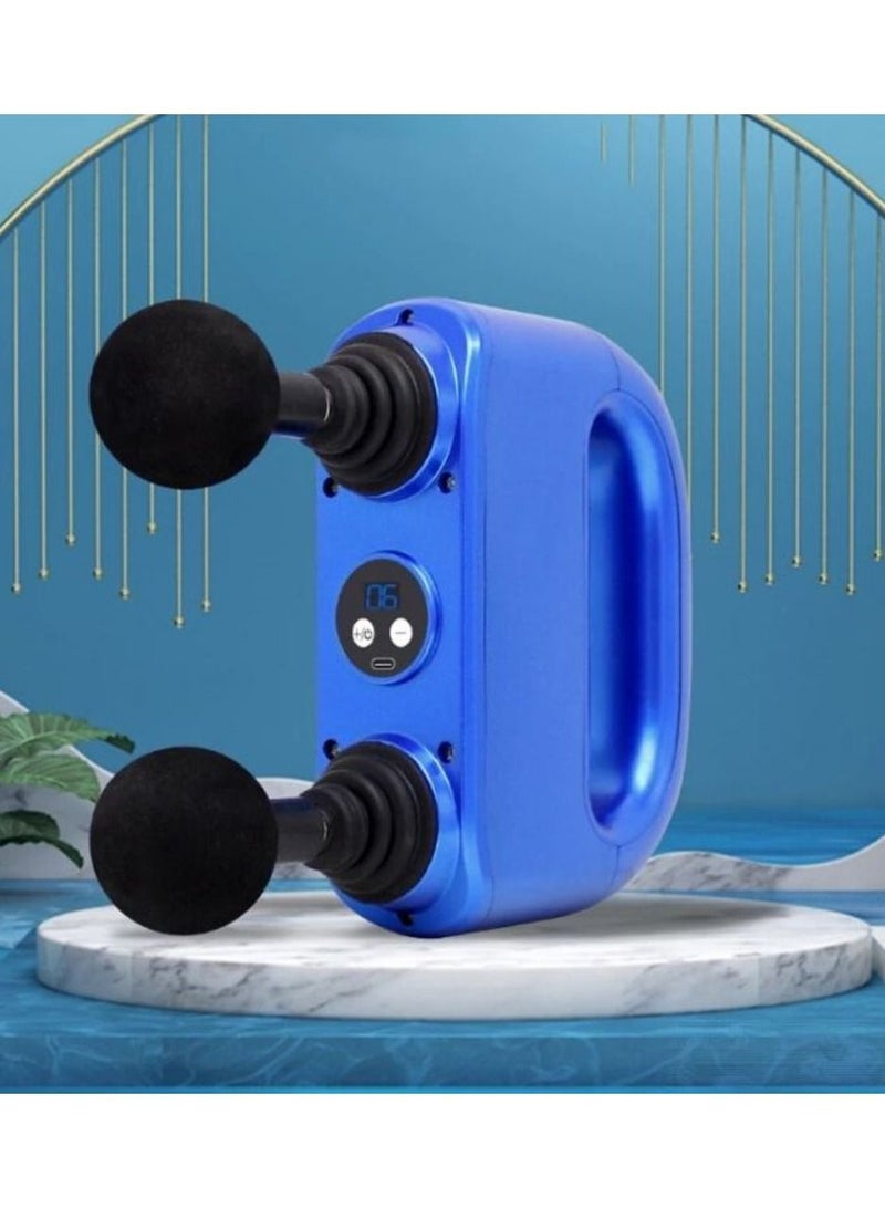 مسدس تدليك كهربائي للأنسجة العميقة للعضلات مزدوج الرأس - Image 2