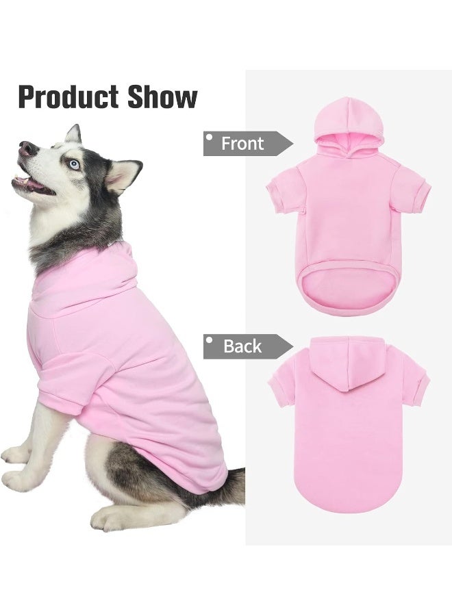 BINGPET Dog Hoodies - Fleece Lined Fall Dog Puppy Sweatshirt Soft Warm Sweater Winter Hooded Clothes for Small Medium Large Dogs & Cats - Image 4