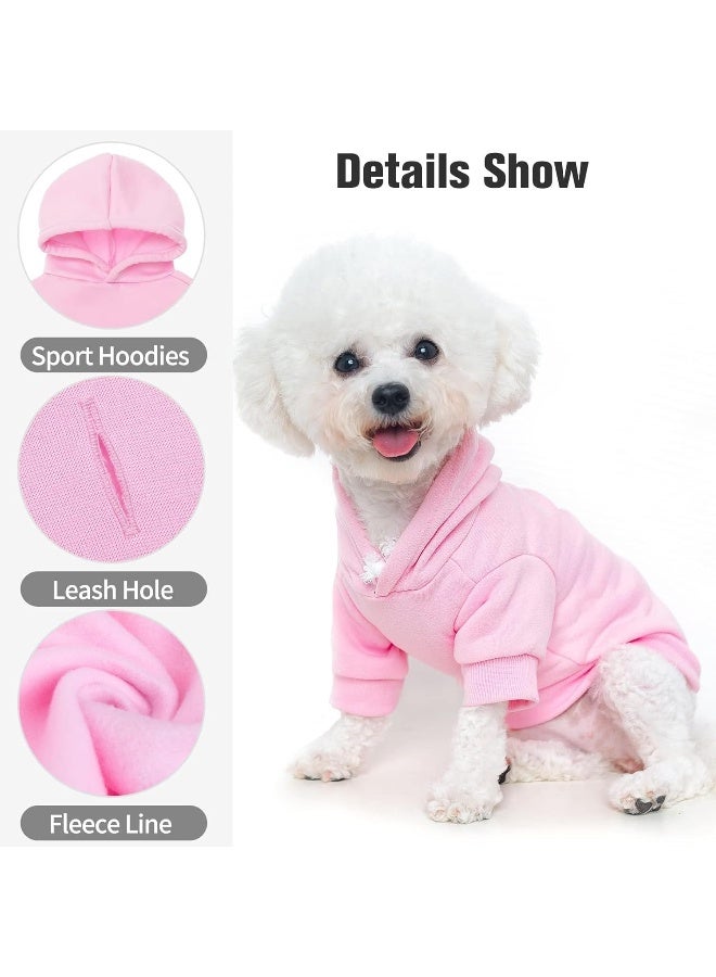 BINGPET Dog Hoodies - Fleece Lined Fall Dog Puppy Sweatshirt Soft Warm Sweater Winter Hooded Clothes for Small Medium Large Dogs & Cats - Image 3
