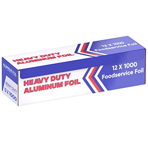 Ox Plastics Aluminum Foil Wrap for Food 12 x 1000 FT 2 Box Heavy Duty Aluminum Foil BBQ Silver Foil Rolls for Grilling Roasting Baking Perfect for Commercial Home Use - Image 5