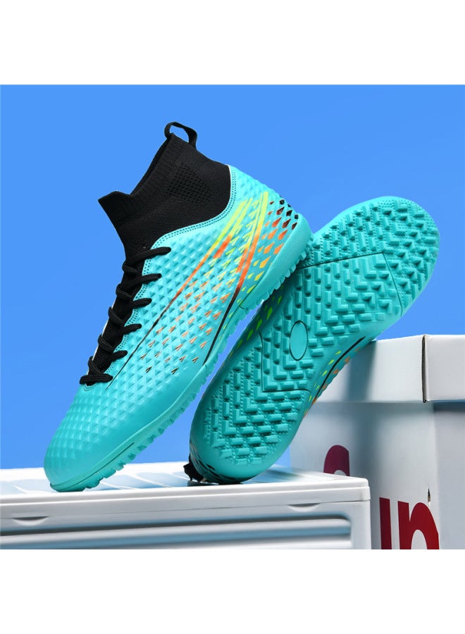 Artificial Turf Football Shoes, New High-top Football Shoes For Men, Compeion Shoes With Rubber Studs, Children's Training Shoes, Student Shoes, Women's Shoes