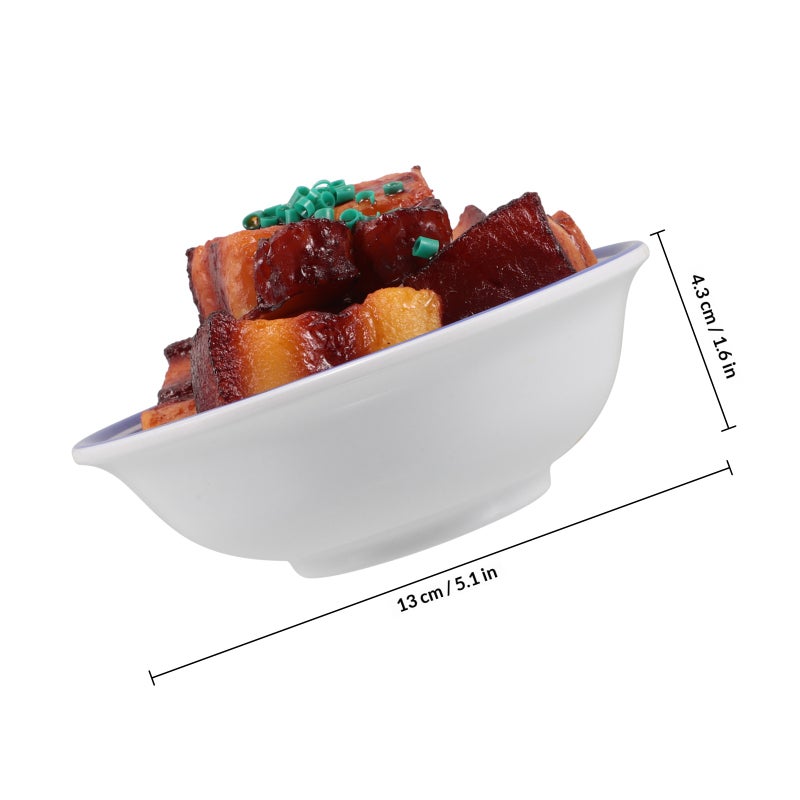 Fake Red Braised Porks Belly Artificial Food Model For Kitchen Decor And Photography Props Realistic Meat Display For Home And Restaurant - Image 2