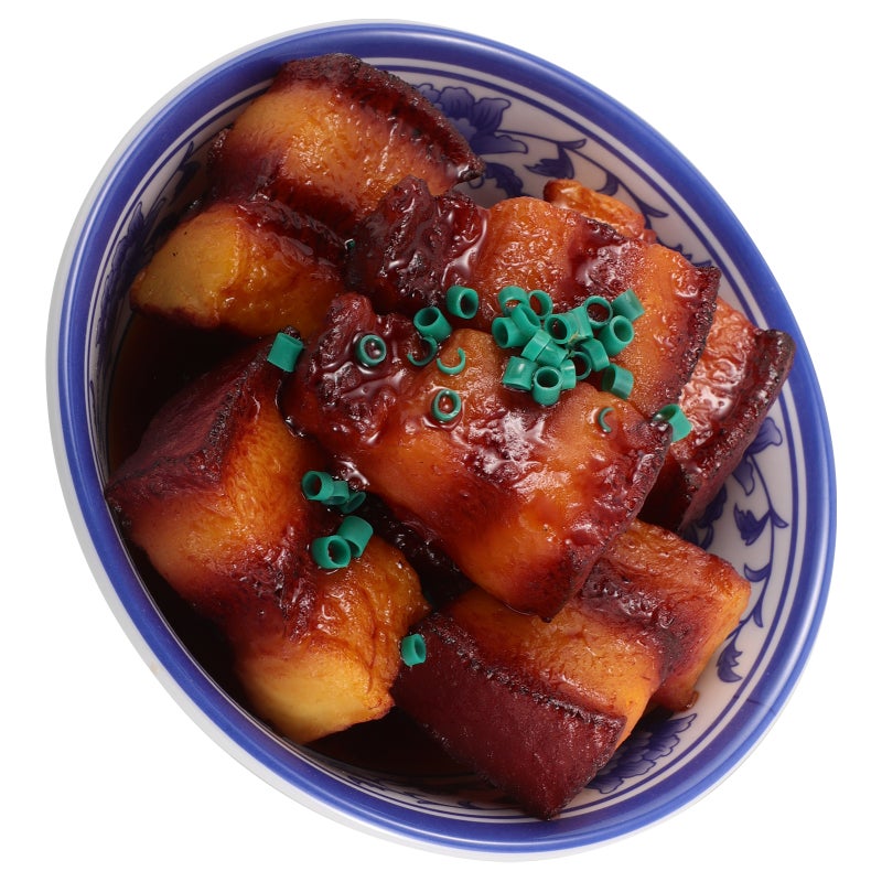 Fake Red Braised Porks Belly Artificial Food Model For Kitchen Decor And Photography Props Realistic Meat Display For Home And Restaurant - Image 1