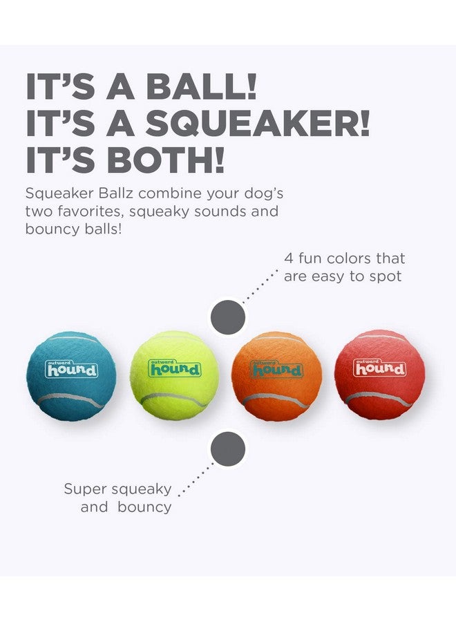 outward hound Squeaker Ballz Fetch Dog Toy, Small, 8 Pack - Image 2
