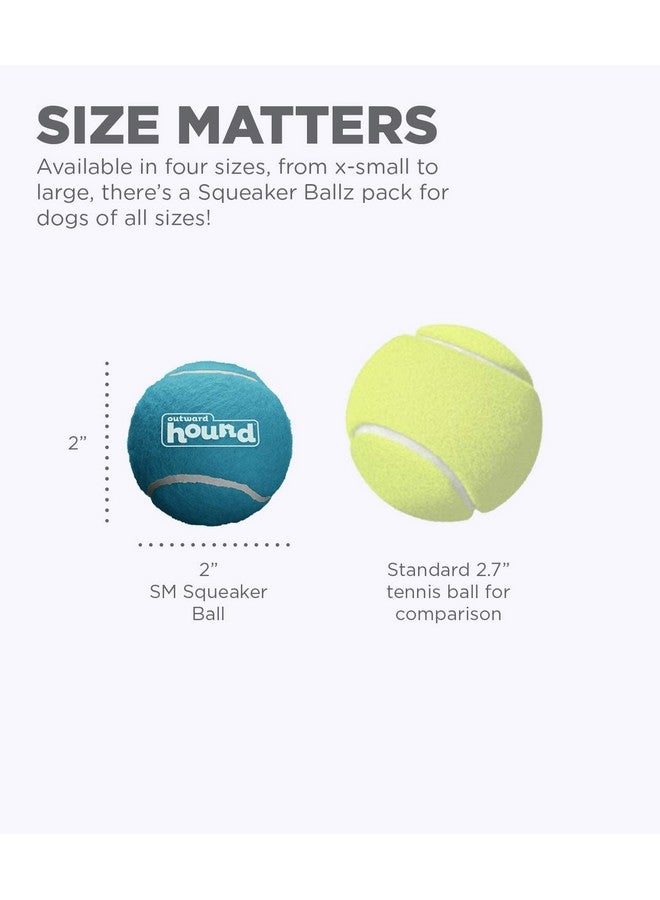 outward hound Squeaker Ballz Fetch Dog Toy, Small, 8 Pack - Image 3