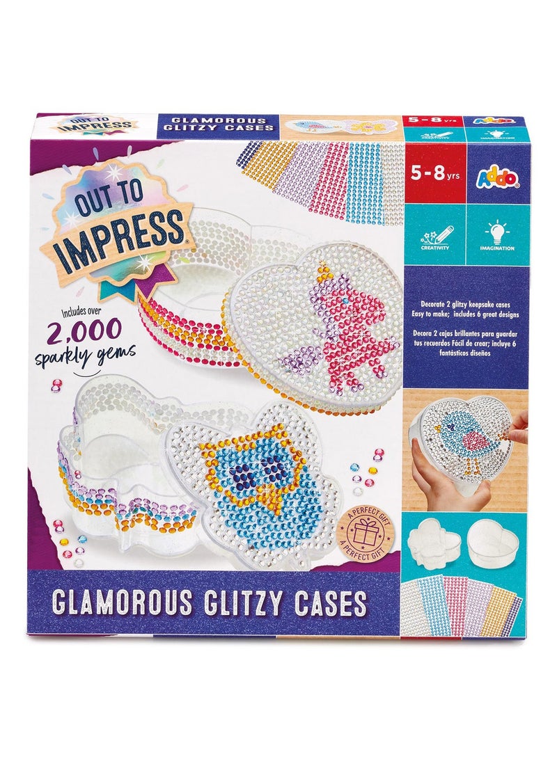 ADDO أدو للخروج للانطباع زين حالتك اللامعة الخاصة | يتضمن أكثر من 2000 جوهرة لامعة | فنون وحرف | مجموعة حرف يدوية | اصنعها بنفسك | تعليم وتعلم | هدية إبداعية للأطفال والبالغين - Image 1