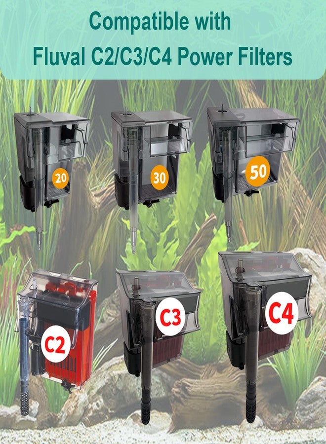 beaufan 4-Set Pre-Filter Sponge Compatible with Fluval AC20/AC30/AC50 and Fluval C2/C3/C4 Power Filters, Replacement for Aquarium Filter Intake Strainer Sponge, Suitable for Freshwater & Saltwater Aquariums - Image 3