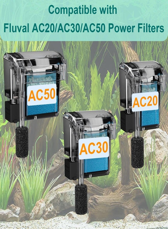 beaufan 4-Set Pre-Filter Sponge Compatible with Fluval AC20/AC30/AC50 and Fluval C2/C3/C4 Power Filters, Replacement for Aquarium Filter Intake Strainer Sponge, Suitable for Freshwater & Saltwater Aquariums - Image 2