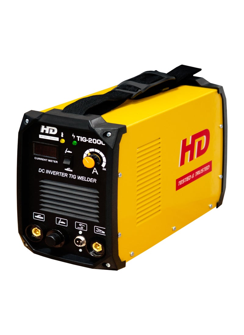 أتش دي آلة لحام TIG/MMA 10-200A AC/DC | تعمل على الحديد | HD | TIG200C | 1.6 إلى 4.0 إلكترود  - Image 2