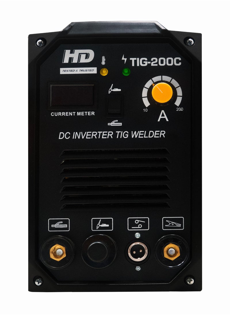 أتش دي آلة لحام TIG/MMA 10-200A AC/DC | تعمل على الحديد | HD | TIG200C | 1.6 إلى 4.0 إلكترود  - Image 3