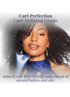 monat MONAT Curl Perfection™ Curl-Defining Cream Infused with Rejuvenique®, Frizz-Fighting & Moisturizing Leave-In Styling Cream- All-Day Defined, Soft & Bouncy Curls for Wavy & Curly Hair -148 ml/5 fl oz  - Image 2