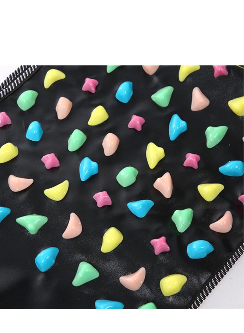 Generic Foot Massager Mat, Foot Massager Reflexology Walk Massage Mats Acupressure Foot Pad, Portable Massage Pad for Home Office Acupoint Mat for Blood Circulation Body Pain Relieve Relief  - Image 3
