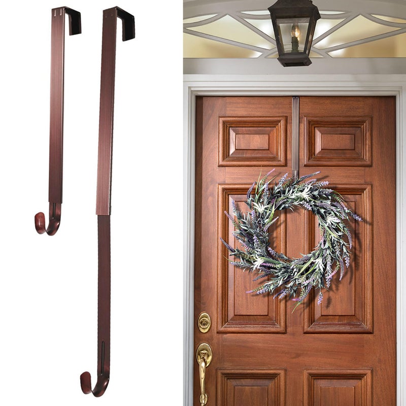 Haute Decor Adjustable Length Wreath Hanger  20 Lb Capacity