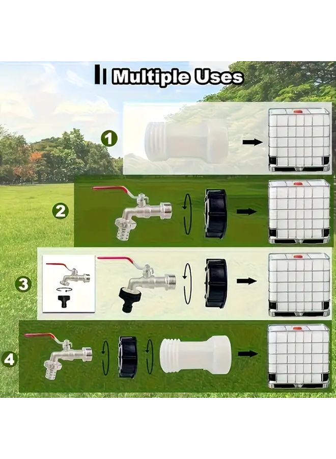 Faucet Accessories With Extension Adapter Set For Water Storage Connector - Image 5