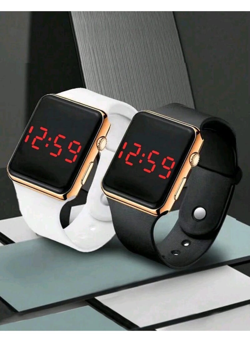 Shein Two Couples Sifang Electronic Watch Sports - Image 1