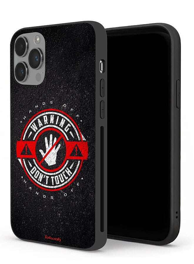 Tolwak Apple iPhone 14 Pro Max Protective Case Warning Do Not Touch - Image 1