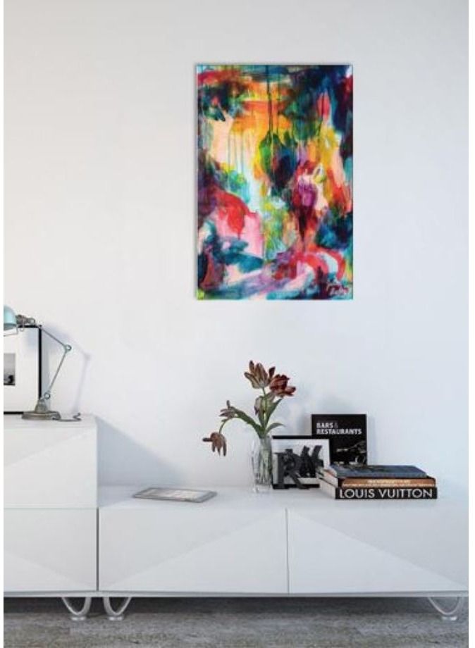 Abstract Wall Decor for Living Room Bedroom Wall Art Paintings Abstract Ink painting Wall Artworks Hang Pictures for Office Decoration - Image 2