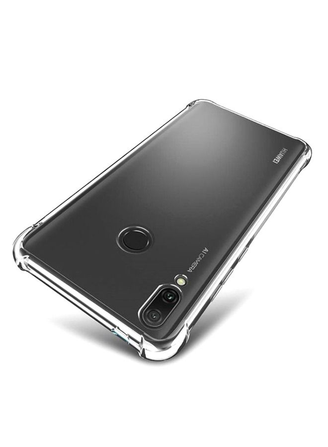 Anti Crack Matte Phone Back Cover For Huawei Y9 2019 Clear - Image 2