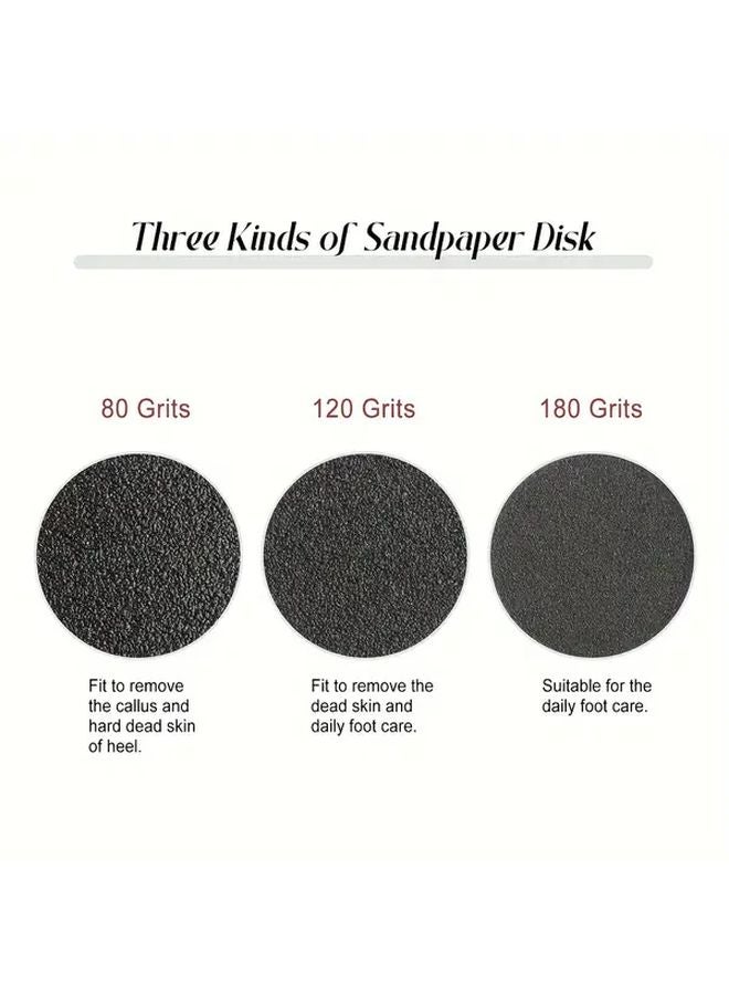 50 Pcs Heavy Duty Pedicure Manicure Sanding Discs Model 80 Foot Hand Care Files - Image 2