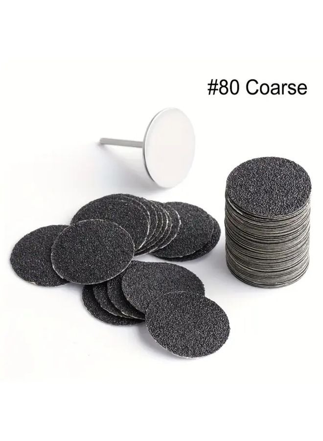 50 Pcs Heavy Duty Pedicure Manicure Sanding Discs Model 80 Foot Hand Care Files - Image 5