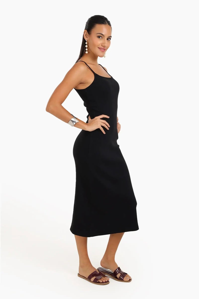 Carina Ribbed Midi Dress - Image 3