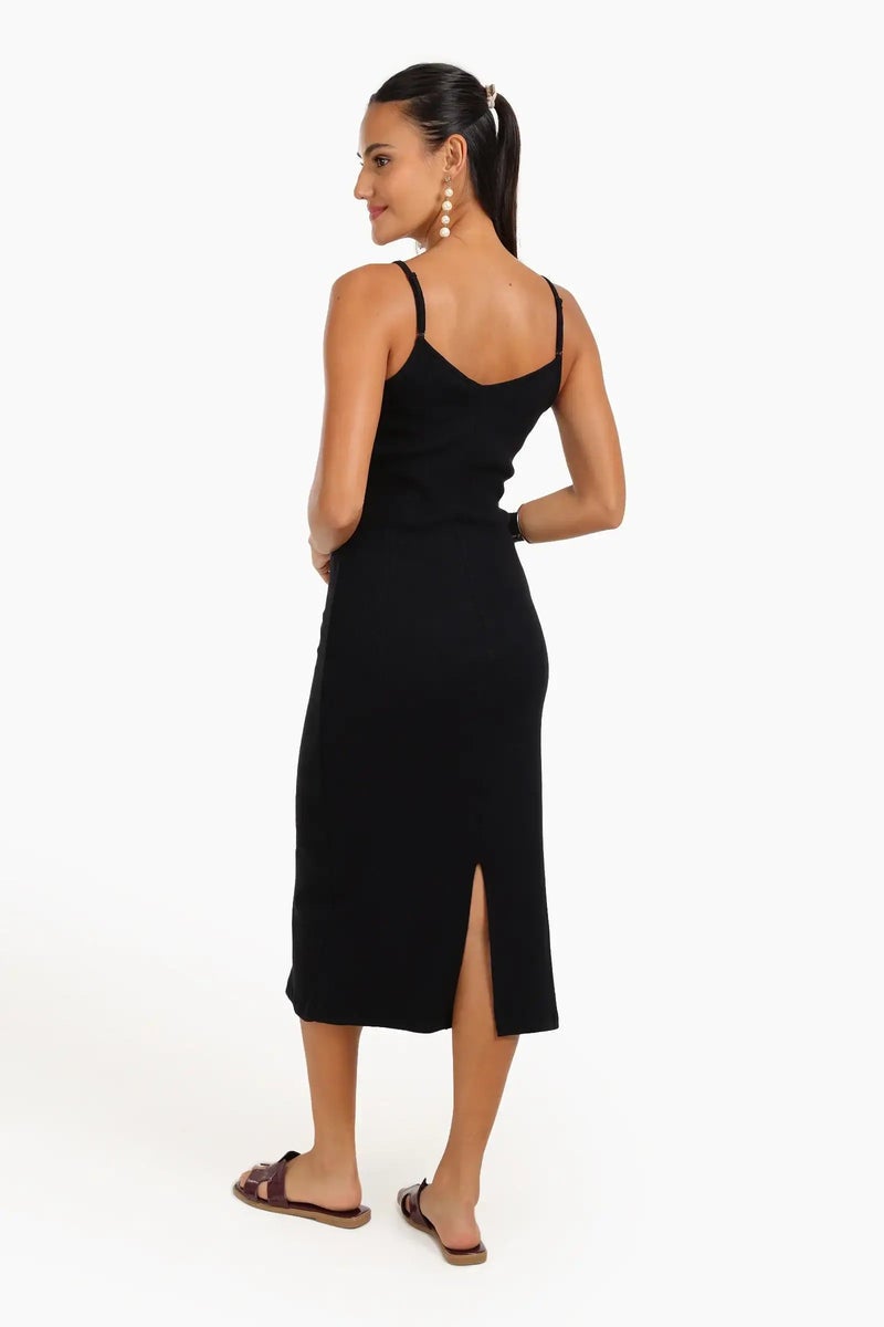 Carina Ribbed Midi Dress - Image 4