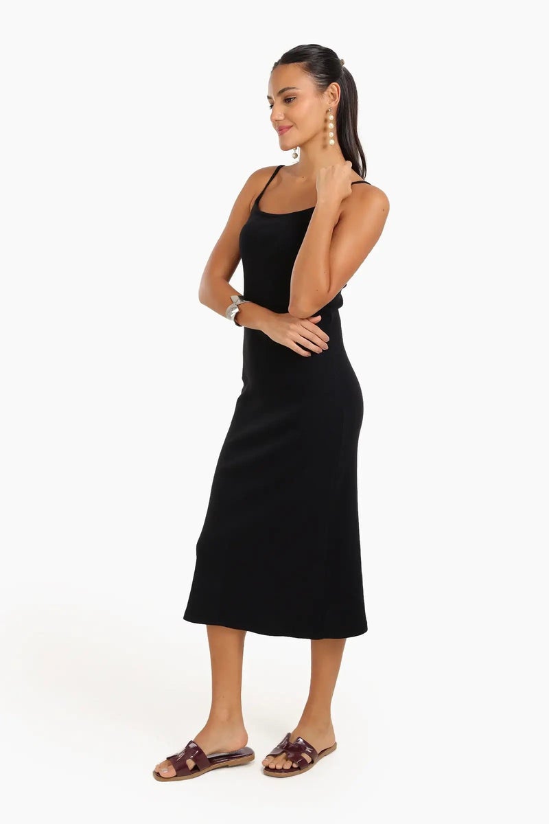 Carina Ribbed Midi Dress - Image 2
