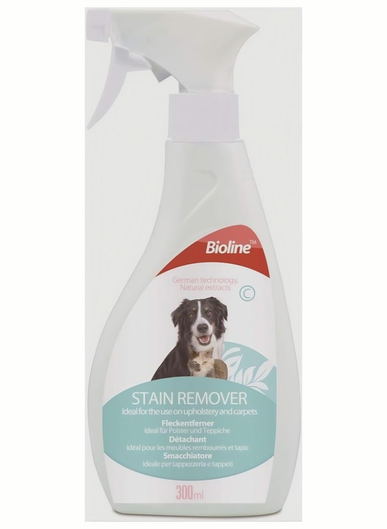 بايولاين بخاخ مزيل بقع الكلاب والقطط من بيولاين - مثالي للاستخدام على المفروشات والسجاد، 300 مل - Image 2