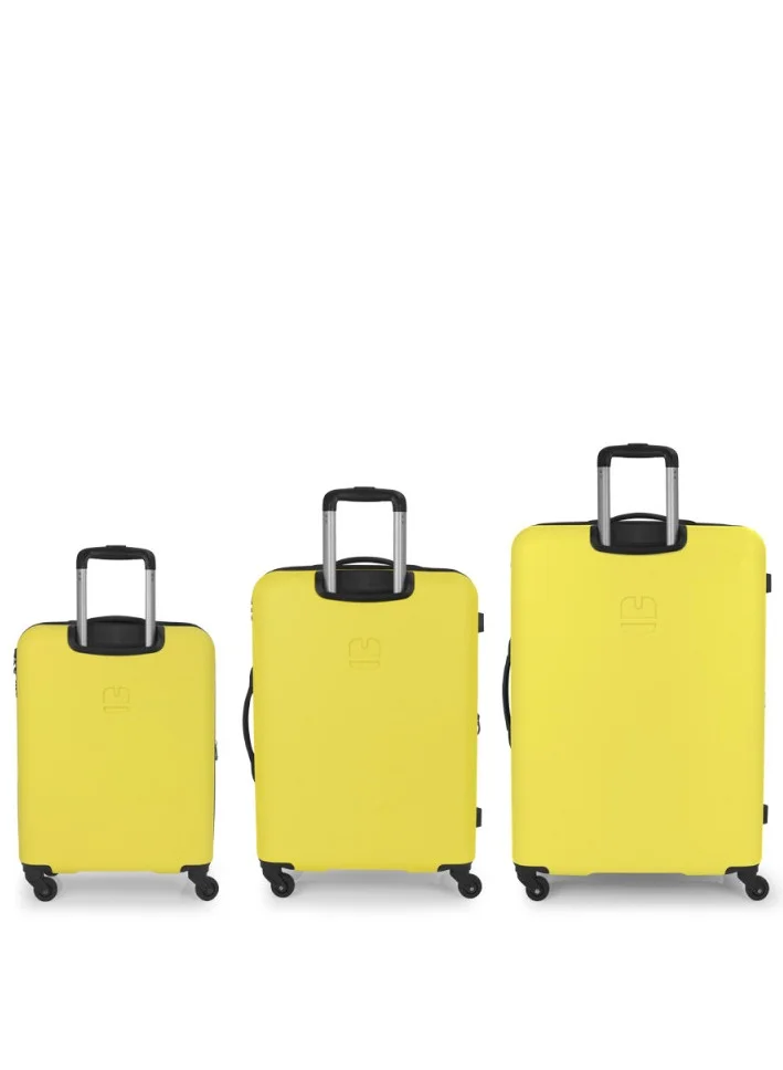 GABOL Gabol Future Hardside Luggage on Wheels for Unisex | Ultra Lightweight ABS on with Spinner Wheels 4 Color Yellow