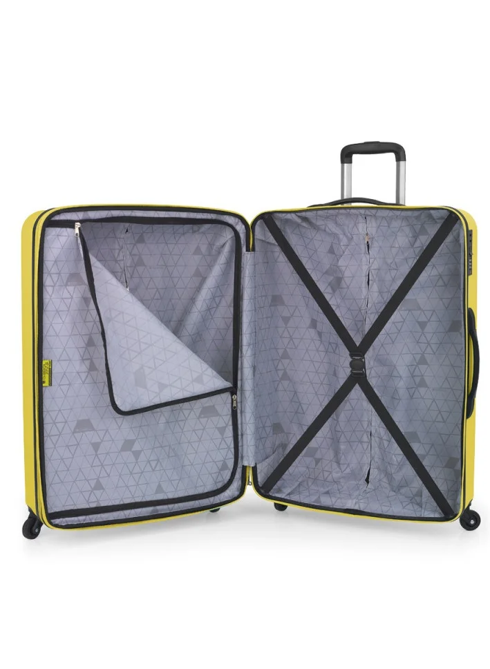 GABOL Gabol Future Hardside Luggage on Wheels for Unisex | Ultra Lightweight ABS on with Spinner Wheels 4 Color Yellow