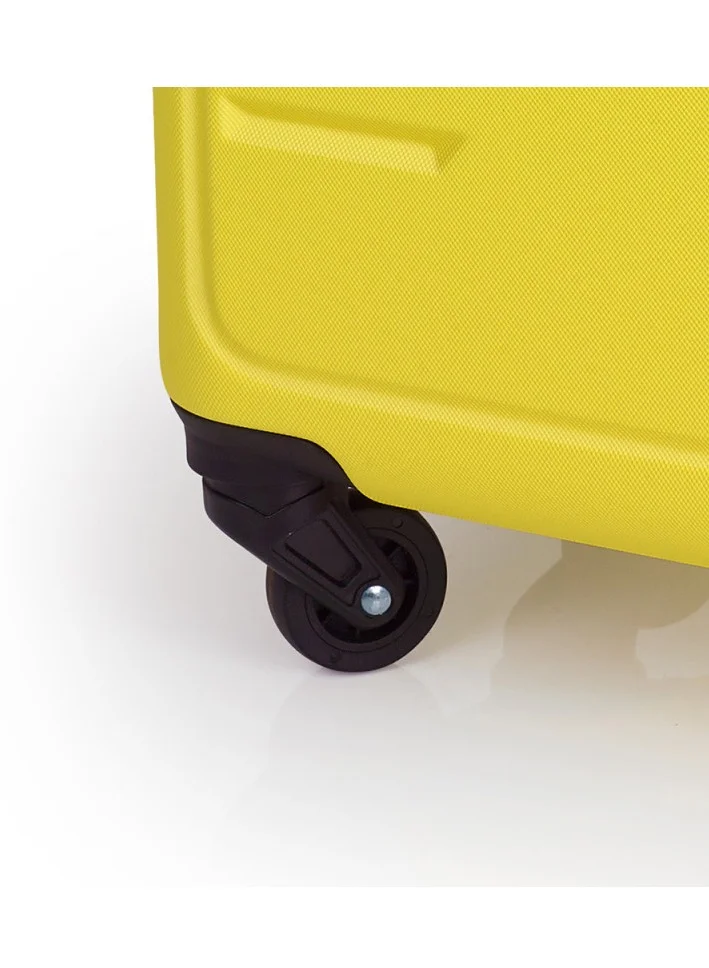 GABOL Gabol Future Hardside Luggage on Wheels for Unisex | Ultra Lightweight ABS on with Spinner Wheels 4 Color Yellow