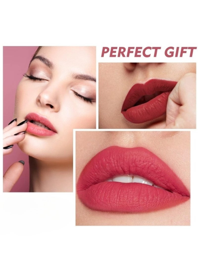 راني دراجون أحمر شفاه مطفي كسول بدرجة 06، مقاوم للماء وسريع اللمعان، أحمر لامع - Image 4