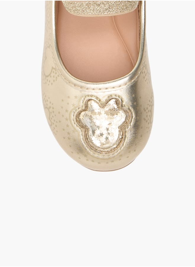 Disney - Girls Minnie Mouse Printed Ballerina - Image 1
