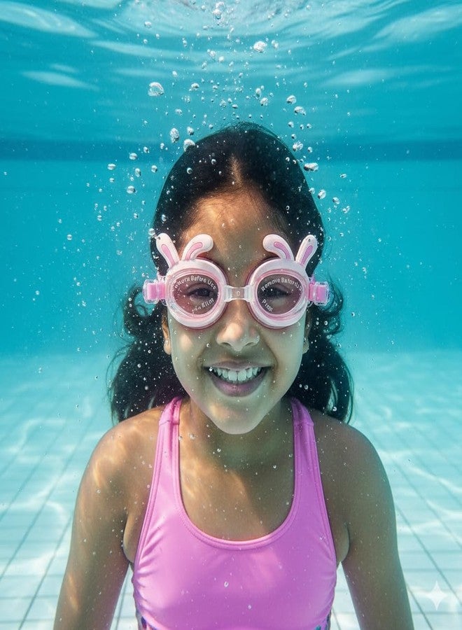 LIL PLANET Kids Swimming Goggles With Earplugs, Swimming Goggles, Anti-fog And Waterproof Swimming gear, Silicon Material - Image 2