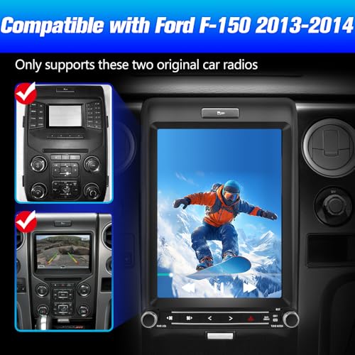 AWESAFE [4GB+64GB] for Ford F150 Radio Upgrade 2013 2014, Android 13 8 core T Style 12.1 inch Touch Screen Radio with Carplay Android Auto AM/FM DSP/WiFi/Steering Wheel Control - Image 2
