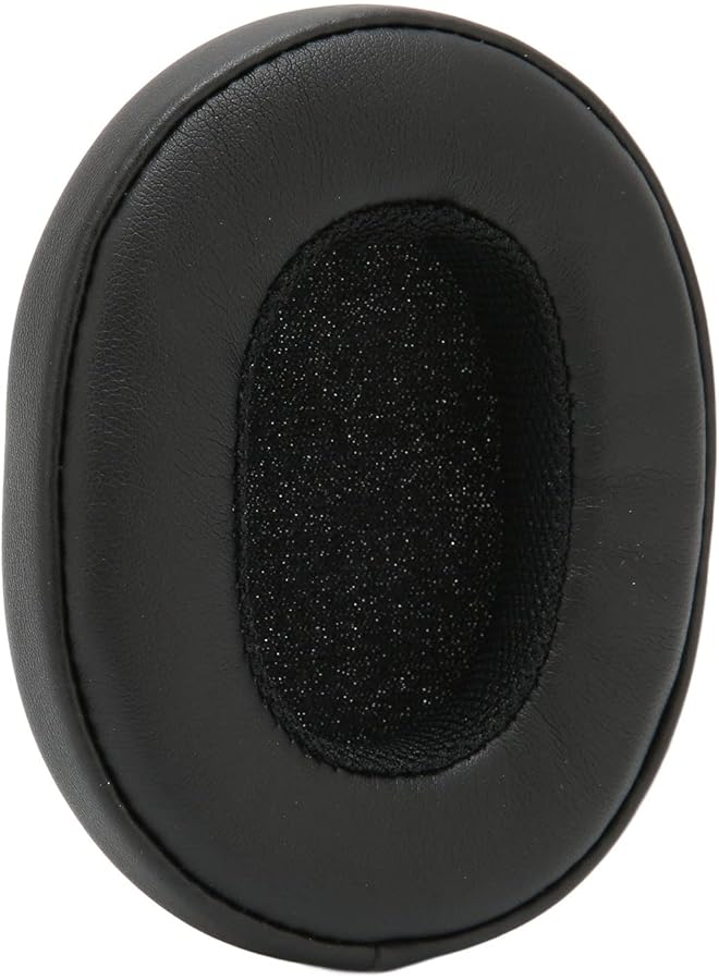 إيروريكس وسادات أذن بديلة لسماعات Skullcandy Crusher 3.0 اللاسلكية Hesh3، غطاء أغطية أذن من الجلد البروتيني، قطع غيار وسادات أذن سماعة الرأس باللون الأسود - Image 4