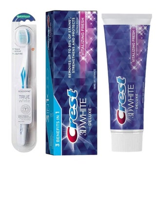Crest 3D Deluxe Fresh Enamel Safe Toothpaste 75ml + Medium Soft Toothbrush - pzsku/ZB731B64D87719A974A8FZ/45/_/1712089327/8fd04dd5-61a0-4b3f-a1c5-7899c29be507