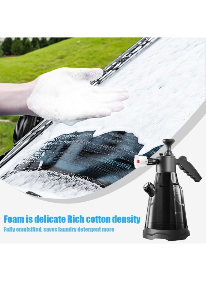Arabest Car Foam Sprayer, 2.3l Car Wash Manual Foam Bottle, Snow Foam Sprayer Pump, High Pressure Hand Pressure Pump, Soap Sprayer for Lawn & Garden Cleaning Car Detailing & Washing - Image 4