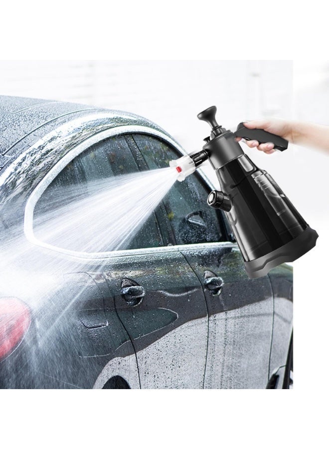 Arabest Car Foam Sprayer, 2.3l Car Wash Manual Foam Bottle, Snow Foam Sprayer Pump, High Pressure Hand Pressure Pump, Soap Sprayer for Lawn & Garden Cleaning Car Detailing & Washing - Image 2