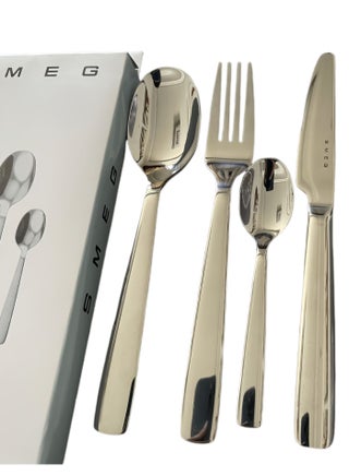SMEG 4 Piece Stainless Steel Cutlery Set, Kitchen Utensils Set, Home Kitchen Restaurant Hotel Party Picnic Cutlery Set - view 4