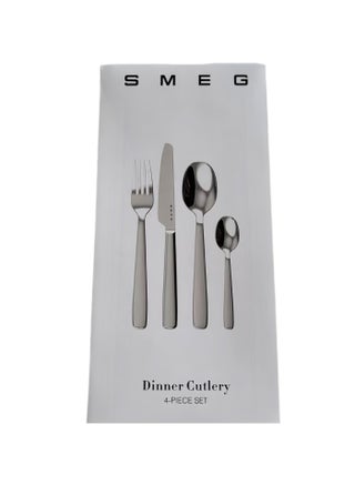 SMEG 4 Piece Stainless Steel Cutlery Set, Kitchen Utensils Set, Home Kitchen Restaurant Hotel Party Picnic Cutlery Set - view 3