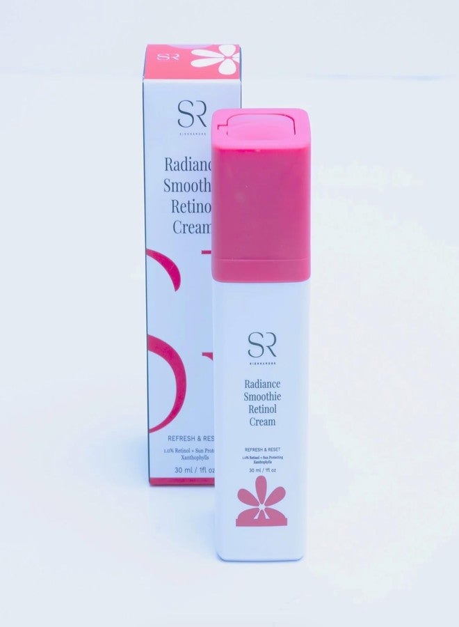 BioMiracle Sienna Rose Radiance Smoothie Retinol Cream, Refresh & Reset, 1.0% Retinol + Sun Protecting Xanthophylls, 30 ml / 1 fl oz - Image 1