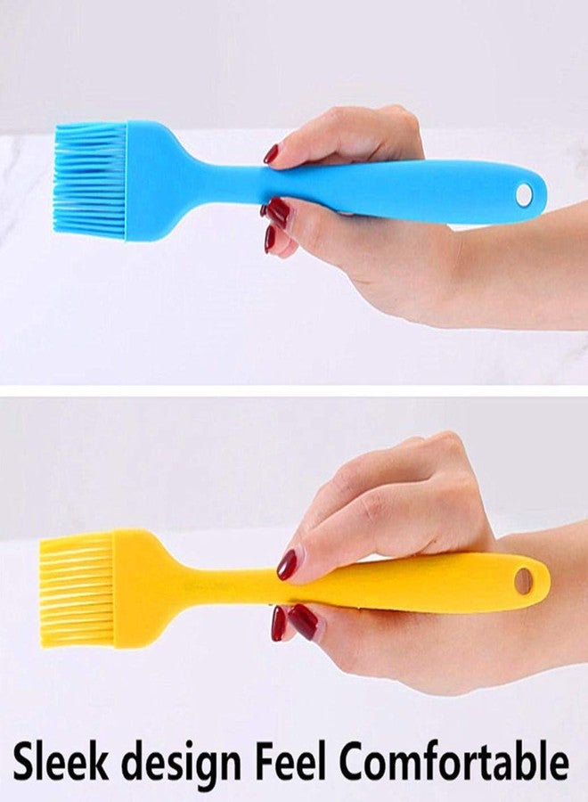 KitchenFest® Silicone Basting Brush for BBQ/Grilling/Pastry/Turkey Baster, BPA Free, FDA Approved, Set of 3, 21cm, Multicolor - Image 4