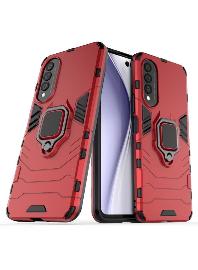 Green Tiger Case For Honor X20 SE PC + TPU Shockproof Protective Case with Magnetic Ring Holder - Image 2