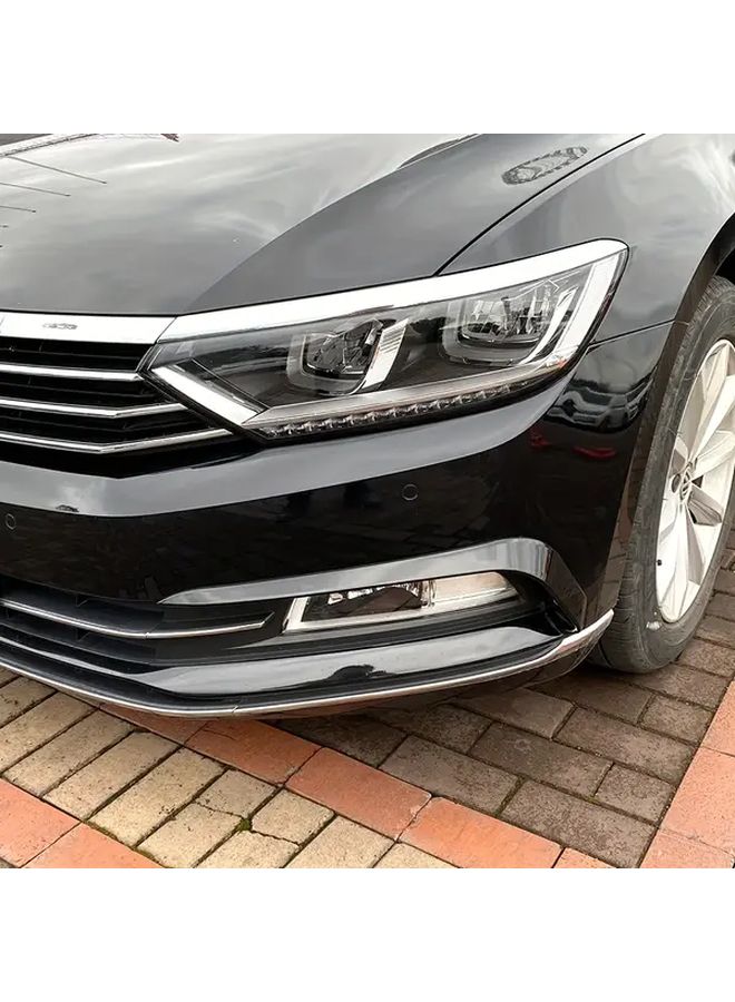 Carbon Look Fog Light Frame Trim For Volkswagen Passat B8 2016 2017 2018 2019 - Image 5