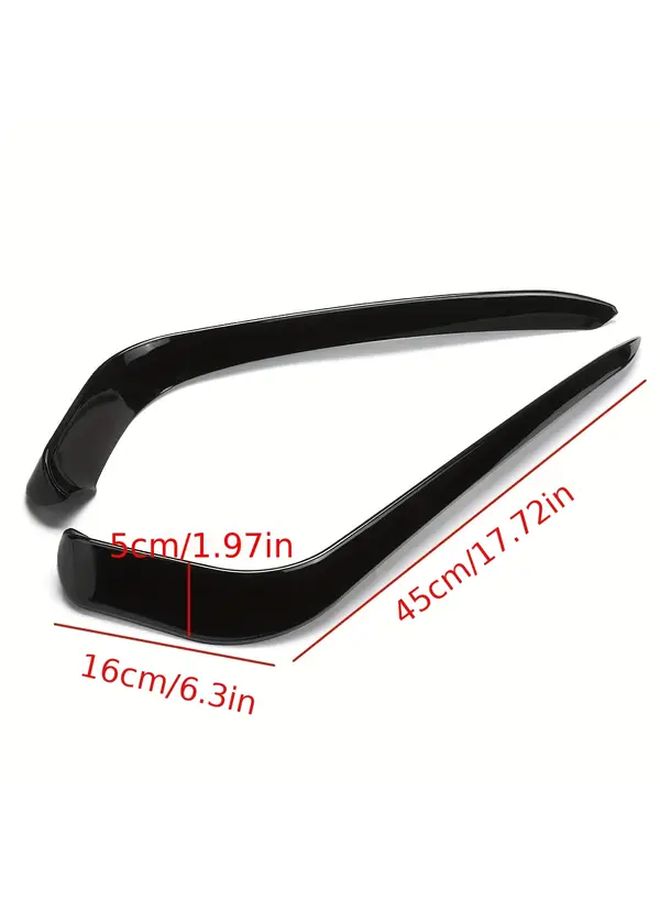 Carbon Look Fog Light Frame Trim For Volkswagen Passat B8 2016 2017 2018 2019 - Image 2