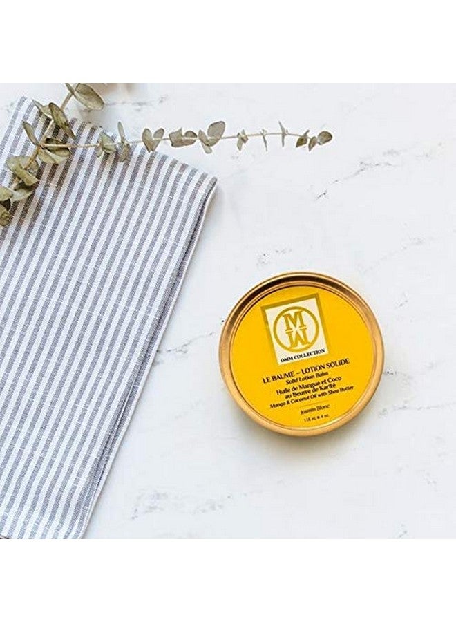 أو إم إم كوليكشن بلسم لوشن صلب بالزيوت الطبيعية والمانجو والشيا والكاكاو وجوز الهند وزبدة جوز الهند والترطيب الغني وتهدئة البشرة الجافة والمتهيجة والشوكولاتة الداكنة (2 أونصة) - Image 5