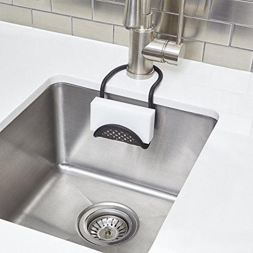 Umbra Sling Kitchen Sink Accessory, Single-Sided Sponge Holder, Black - Image 2